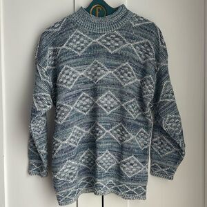 Beautiful Blue 💙🩵 Knit Sweater - M